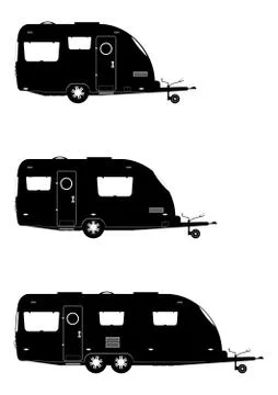 Caravan. Stock Illustration