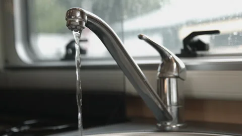 Caravan Tap Stock Footage 260323071