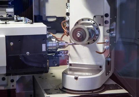 Carbide grinding machine Foto stock