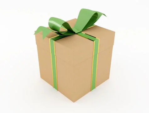 Carboard gift box Stock Illustration