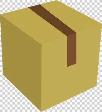 Carboard Packaging Box Icon-01 Stock Illustration