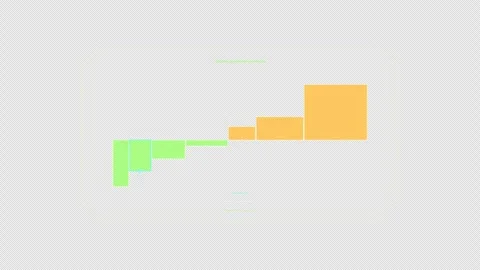 Carbon Abatement Cost Stack HUD Seamless Loop Stock Footage 341997792