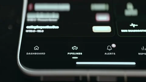 Carbon Analytics Energy Distribution Interface Stock Footage 340151216