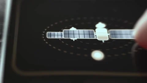 Carbon Analytics Operational Status Interface with Interactive Data Stock Footage 340556205