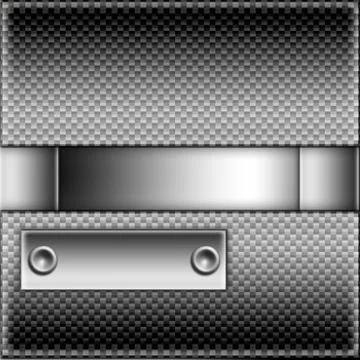 Carbon background Stock Illustration