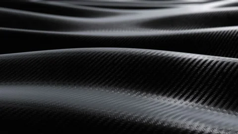 Carbon black wave texture pattern background loop Stock Footage 138142615
