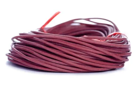 Carbon cable underfloor heating Stock Photos