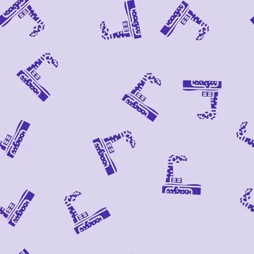 Carbon capture environmental glyph vector seamless pattern Stock Illustration