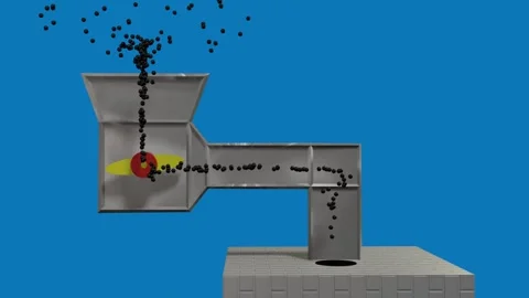 Carbon capture technology. Atmospheric processor. 3d animation render Stock-Footage 241124906