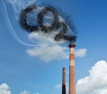 Carbon dioxide Stock Illustration