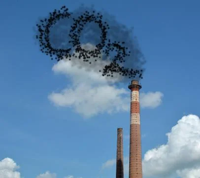 Carbon dioxide Stock Illustration