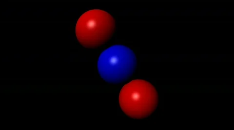 Carbon Dioxide Molecule Stock Footage 444610