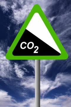 Carbon dioxide reduction Stock Illustration