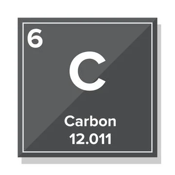 Carbon Element Stock Illustration