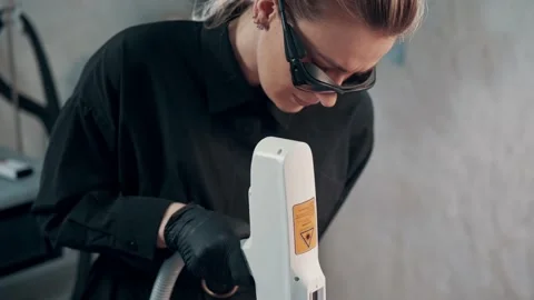 Carbon face peel. Stock Footage 237885585