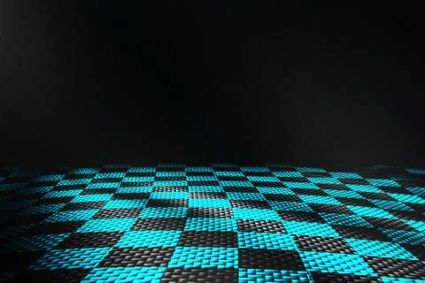 Carbon fiber background. checkered pattern. 3d illustration material design. Stock Illustration