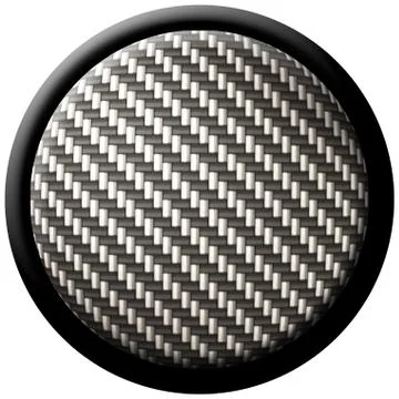 Carbon fiber button Stock Illustration