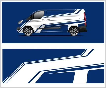 Carbon fiber patterns, Car Wrap mockups with Vector Design Stock Illustration
