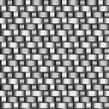 Carbon Fiber Seamless Vector Texture Stock Illustration