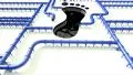 Carbon footprint oil blue pipeline pipe line foot print oil climate change 4k 4k or 4k+ Resolution