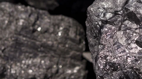 Carbon Graphite Ore Pan Stock Footage 44696689