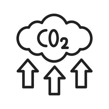 Carbon Icon Image. Illustrazione stock