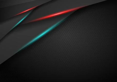 Carbon metallic texture. Vector graphic template design. Technology backgroun Stock Illustration