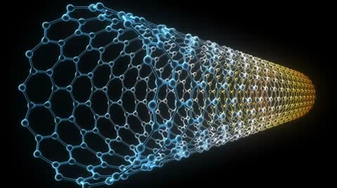 Carbon Nanotube Structure Stock Footage 8852388