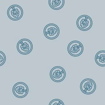 Carbon neutral product line vector seamless pattern Stock Illustration