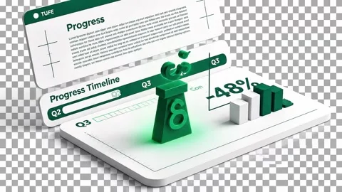 Carbon neutral progress dashboard animation showing factory emissions reduc.. Stock-Footage 346761218