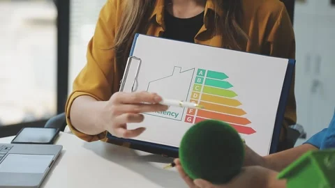 Carbon offset price report CO2 emission. Future growth Net zero waste in ES.. Stock Footage 303749134