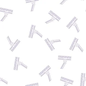 Carbon peeling glyph vector seamless pattern Illustration