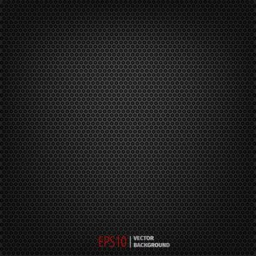 Carbon polygon dark pattern vector background Stock Illustration