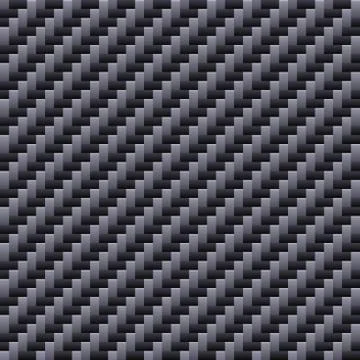 Carbon Seamless Fiber Background. Vector Stock Illustration