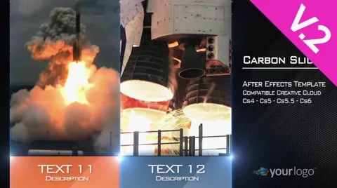 Carbon Slides (V.2) - After Effects Template Stock After Effects