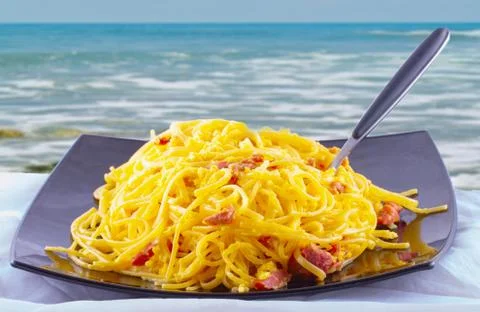 Carbonara Foto stock