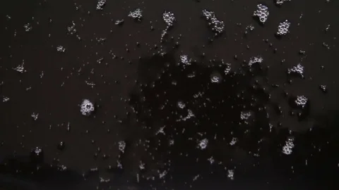 Carbonated beverage with bubbles, closeup Video stock 73604785