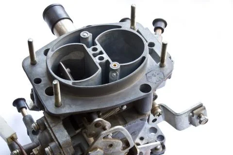 Carburetor on white background Stock-Fotos