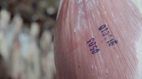 Carcass meat freezing Stock Footage 66592712