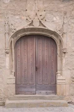 Carcassone Old Door Stock Photos