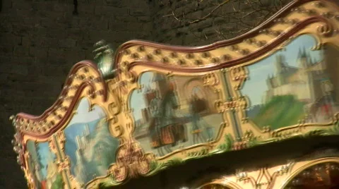 Carcassonne Carousel 3  Stock Footage 133717