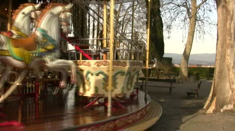 Carcassonne Carousel 7 Stock Footage 133724