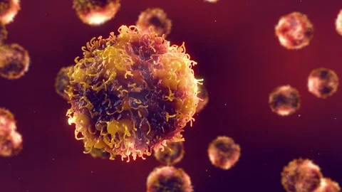 Carcinogenesis, cell mutation Stock Footage 255230310