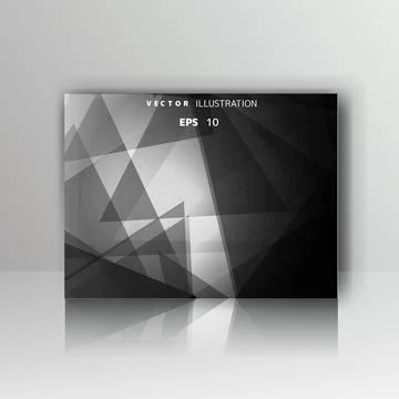 Card with abstract geometrical background イラスト素材