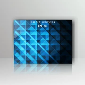 Card with abstract geometrical background イラスト素材