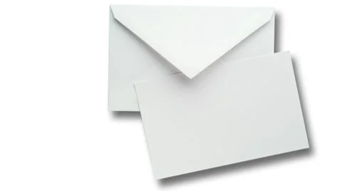 Card and envelope Stock Footage 8694325