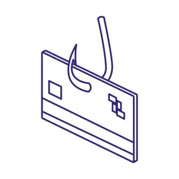 Card and hook of security system vector design イラスト素材