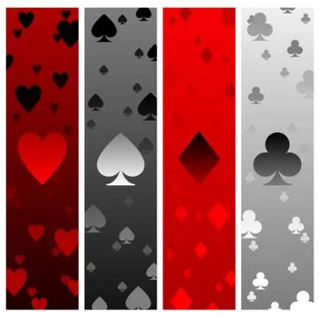 Card banners Illustrazione stock