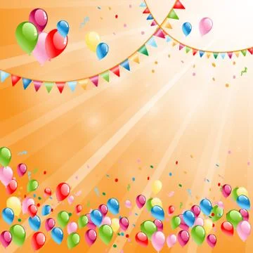 Card birthday Stock Illustration