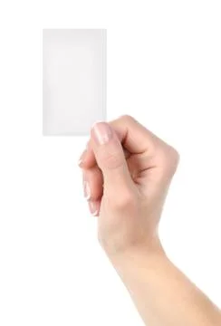 Card blank isolated Stock Photos